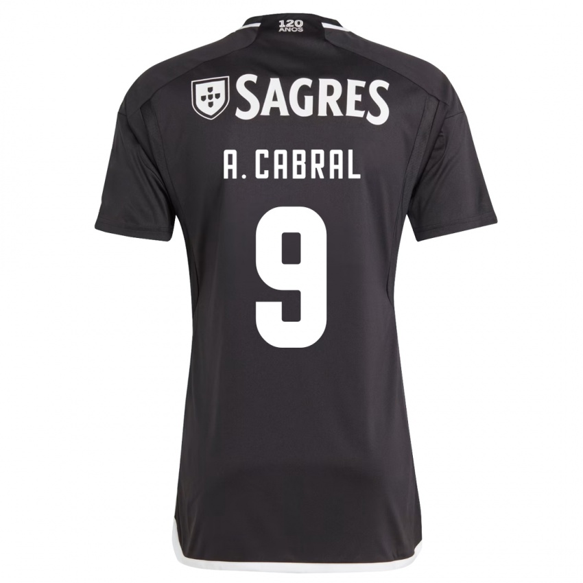 Niño Camiseta Arthur Cabral #9 Negro 2ª Equipación 2023/24 La Camisa Perú