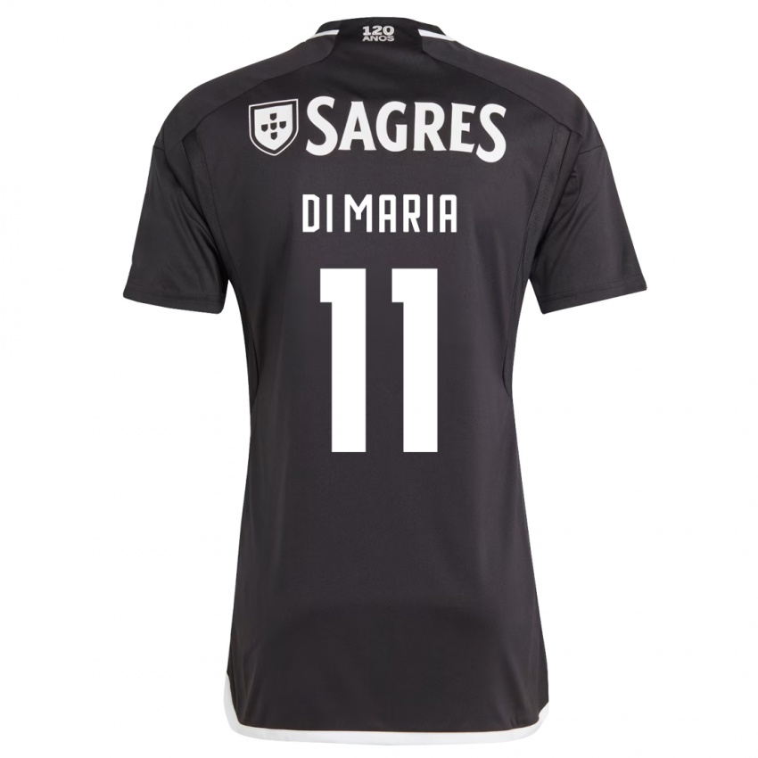 Niño Camiseta Angel Di Maria #11 Negro 2ª Equipación 2023/24 La Camisa Perú