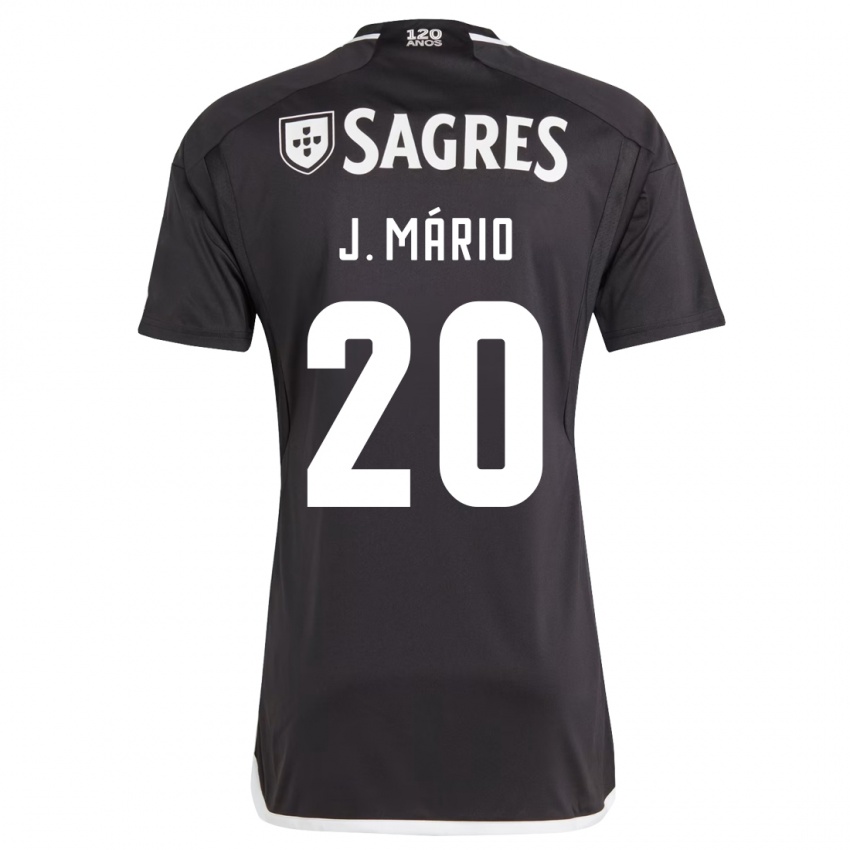 Niño Camiseta João Mário #20 Negro 2ª Equipación 2023/24 La Camisa Perú