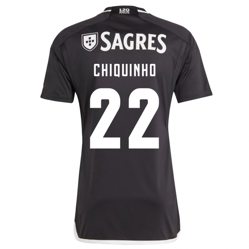 Niño Camiseta Chiquinho #22 Negro 2ª Equipación 2023/24 La Camisa Perú