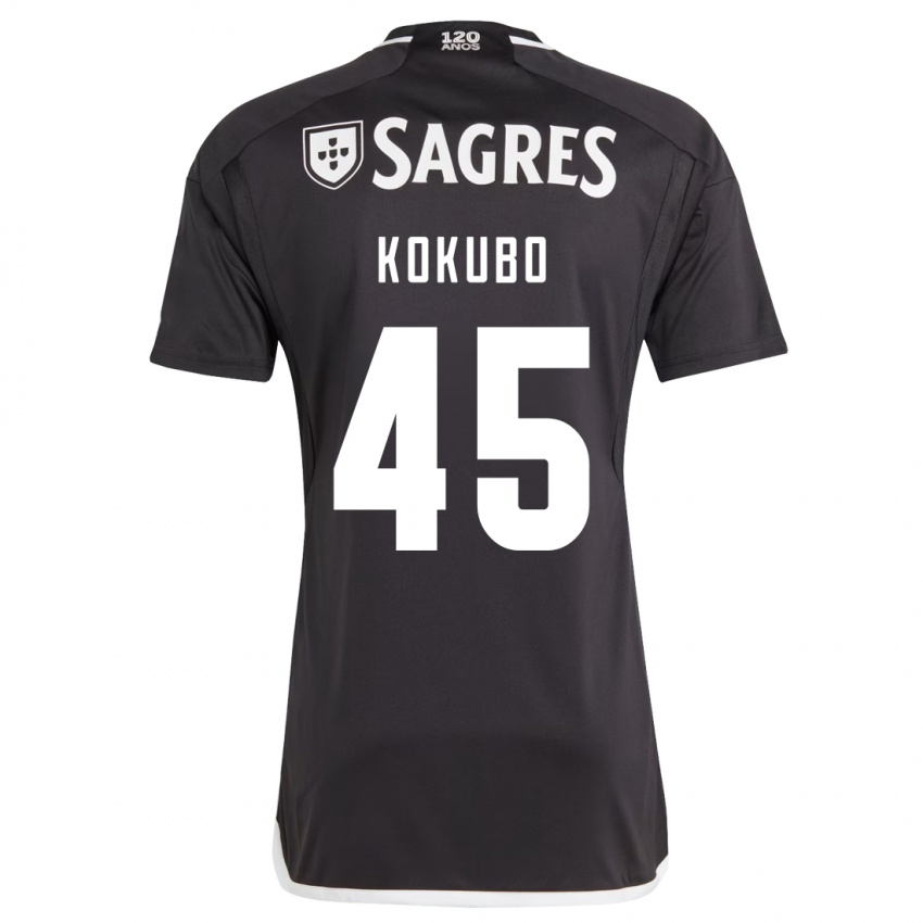 Niño Camiseta Leo Kokubo #45 Negro 2ª Equipación 2023/24 La Camisa Perú