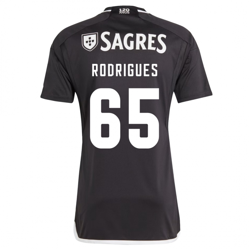 Niño Camiseta Rafael Rodrigues #65 Negro 2ª Equipación 2023/24 La Camisa Perú