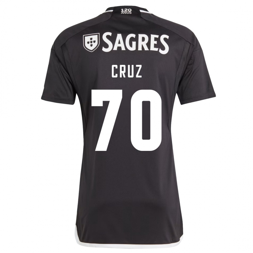 Niño Camiseta Filipe Cruz #70 Negro 2ª Equipación 2023/24 La Camisa Perú