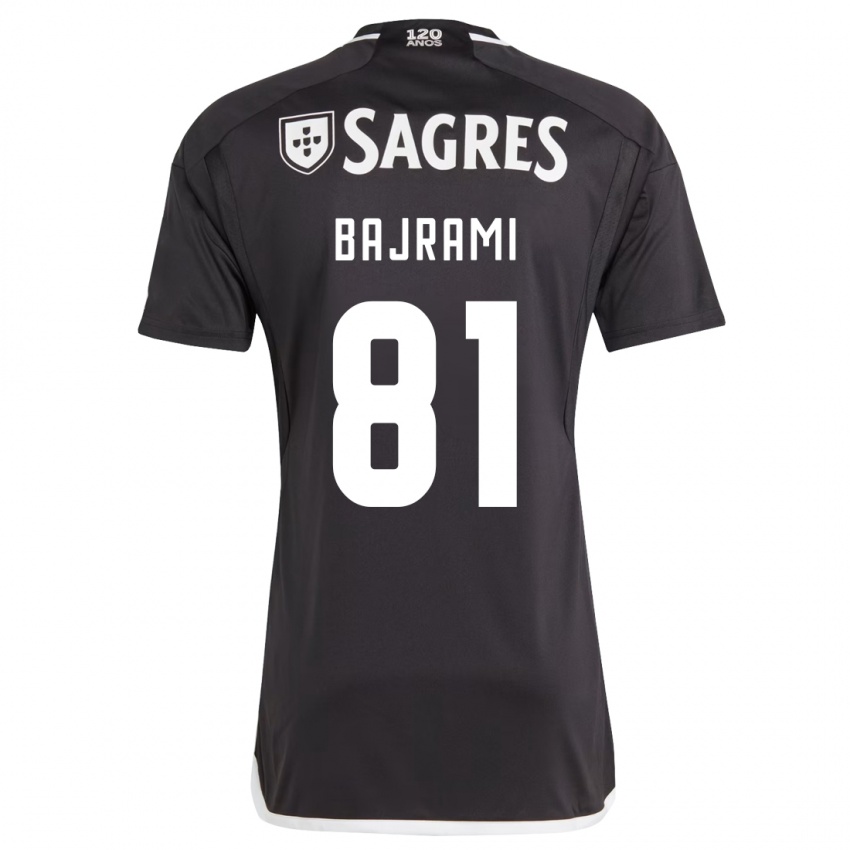 Niño Camiseta Adrian Bajrami #81 Negro 2ª Equipación 2023/24 La Camisa Perú