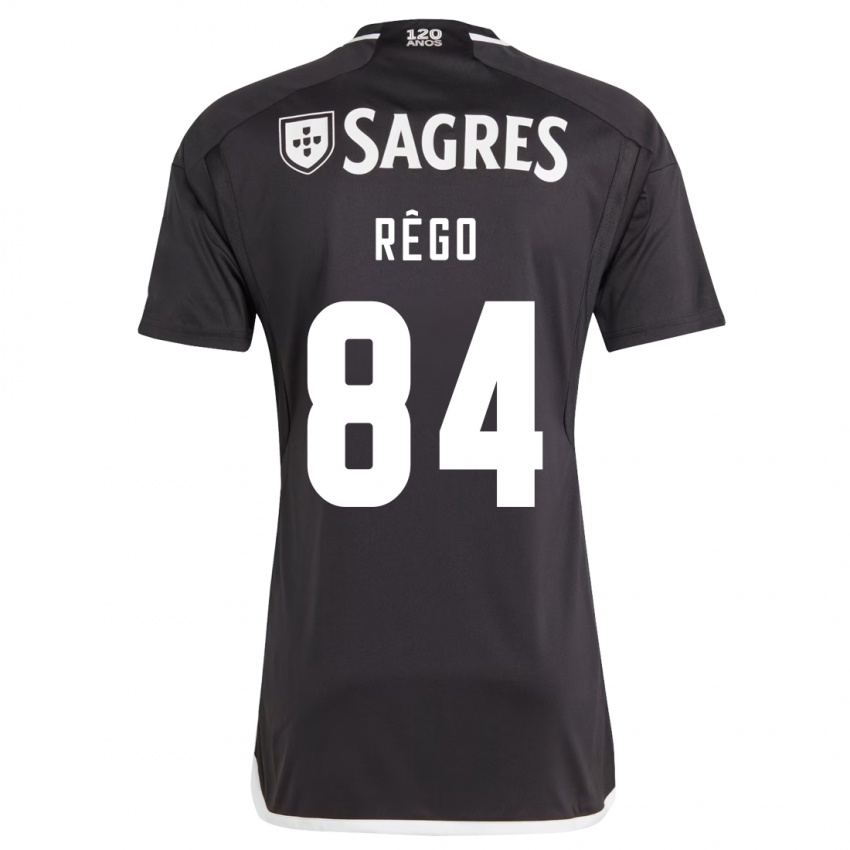 Niño Camiseta João Rêgo #84 Negro 2ª Equipación 2023/24 La Camisa Perú