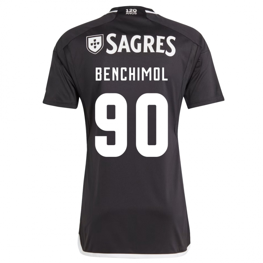 Niño Camiseta Benchimol #90 Negro 2ª Equipación 2023/24 La Camisa Perú