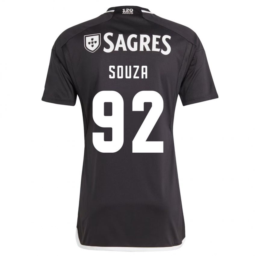 Niño Camiseta Pedro Souza #92 Negro 2ª Equipación 2023/24 La Camisa Perú