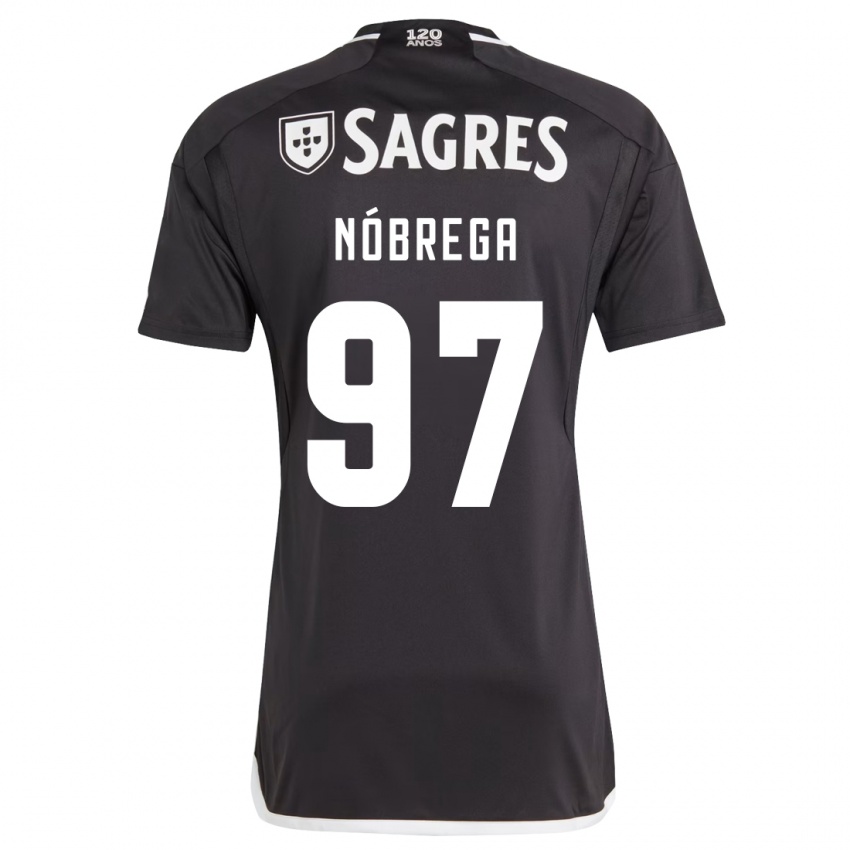 Niño Camiseta Ricardo Nóbrega #97 Negro 2ª Equipación 2023/24 La Camisa Perú