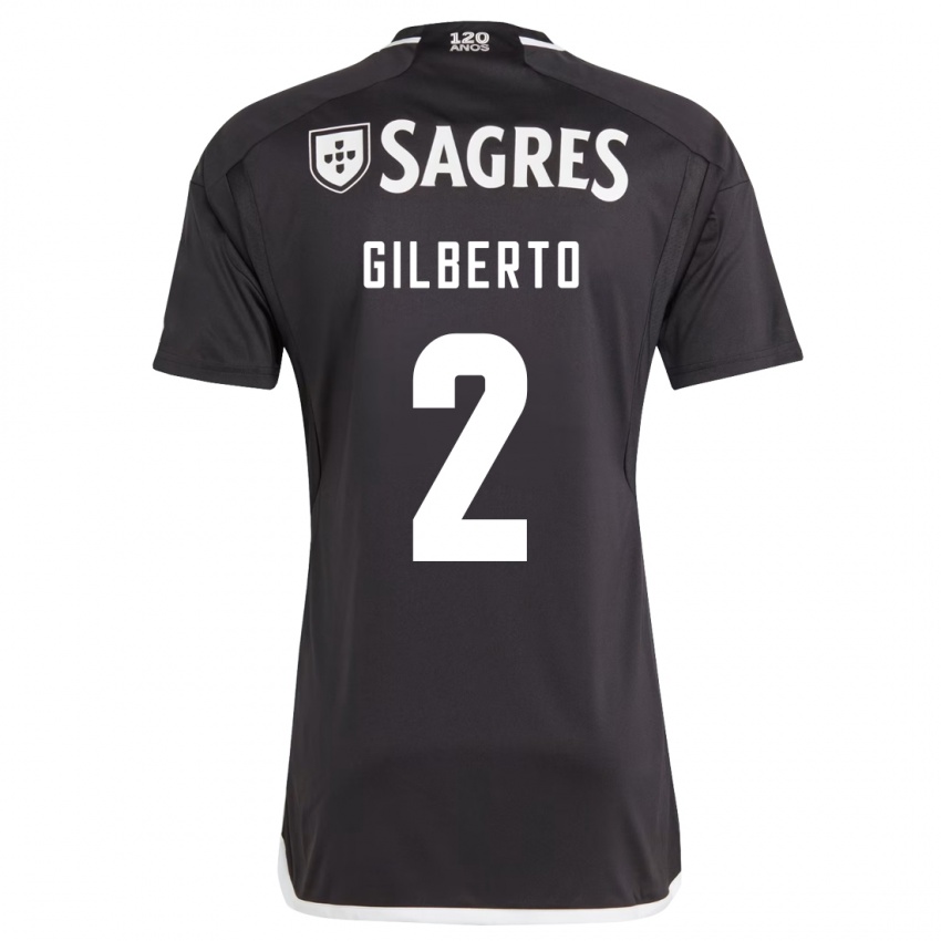 Niño Camiseta Gilberto #2 Negro 2ª Equipación 2023/24 La Camisa Perú