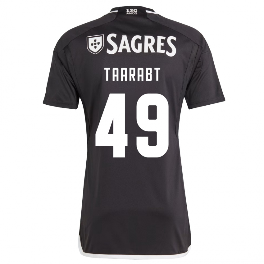 Niño Camiseta Adel Taarabt #49 Negro 2ª Equipación 2023/24 La Camisa Perú