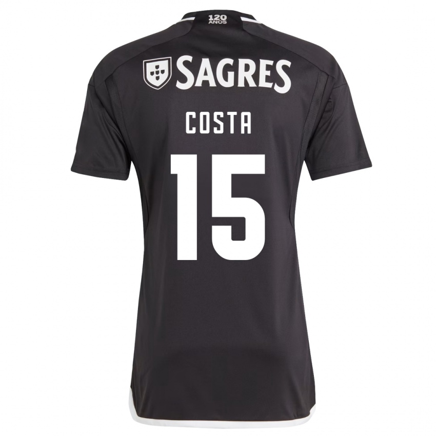 Niño Camiseta Carole Costa #15 Negro 2ª Equipación 2023/24 La Camisa Perú