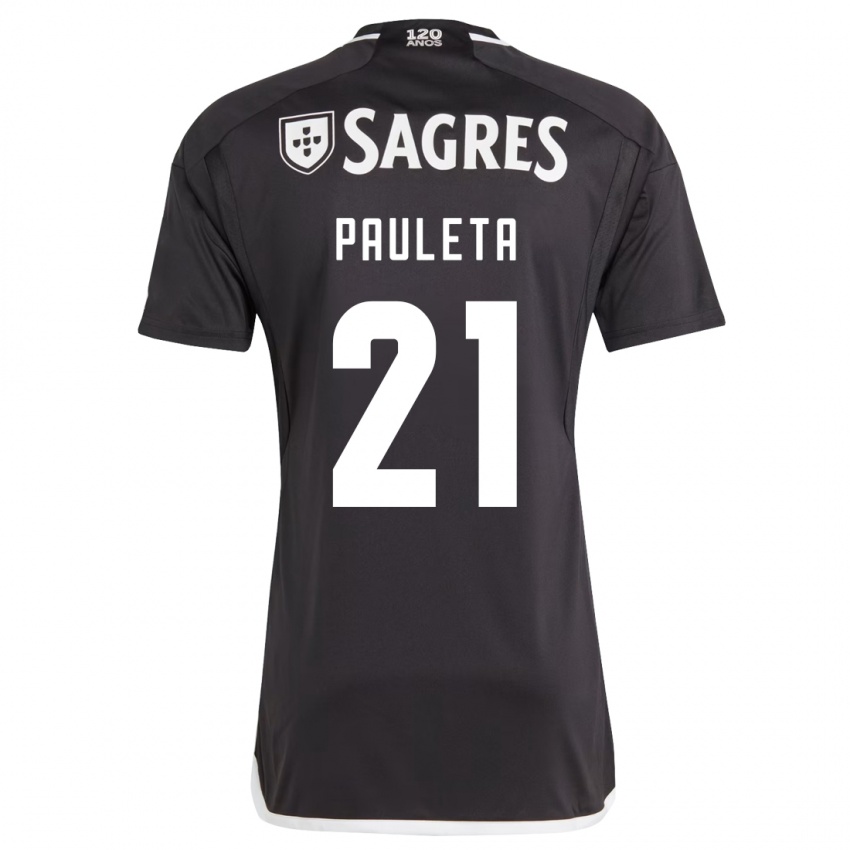 Niño Camiseta Pauleta #21 Negro 2ª Equipación 2023/24 La Camisa Perú