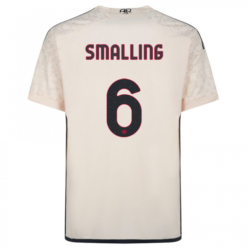 Niño Camiseta Chris Smalling #6 Blanquecino 2ª Equipación 2023/24 La Camisa Perú