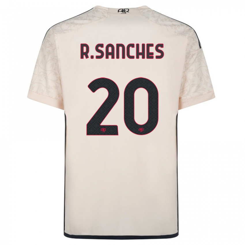 Niño Camiseta Renato Sanches #20 Blanquecino 2ª Equipación 2023/24 La Camisa Perú