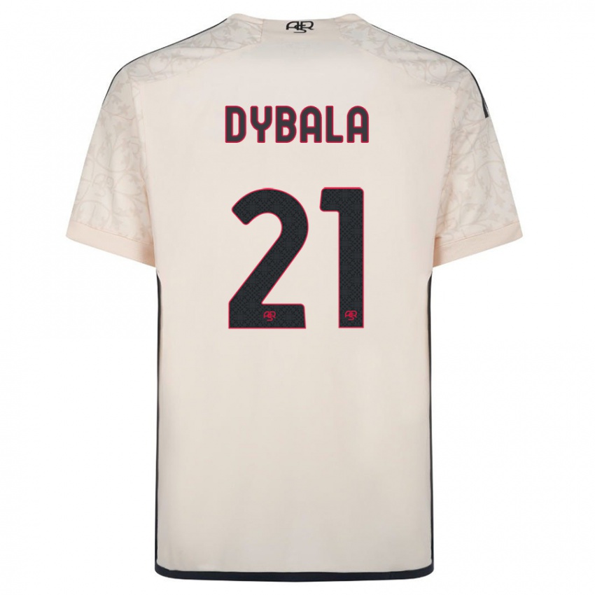 Niño Camiseta Paulo Dybala #21 Blanquecino 2ª Equipación 2023/24 La Camisa Perú