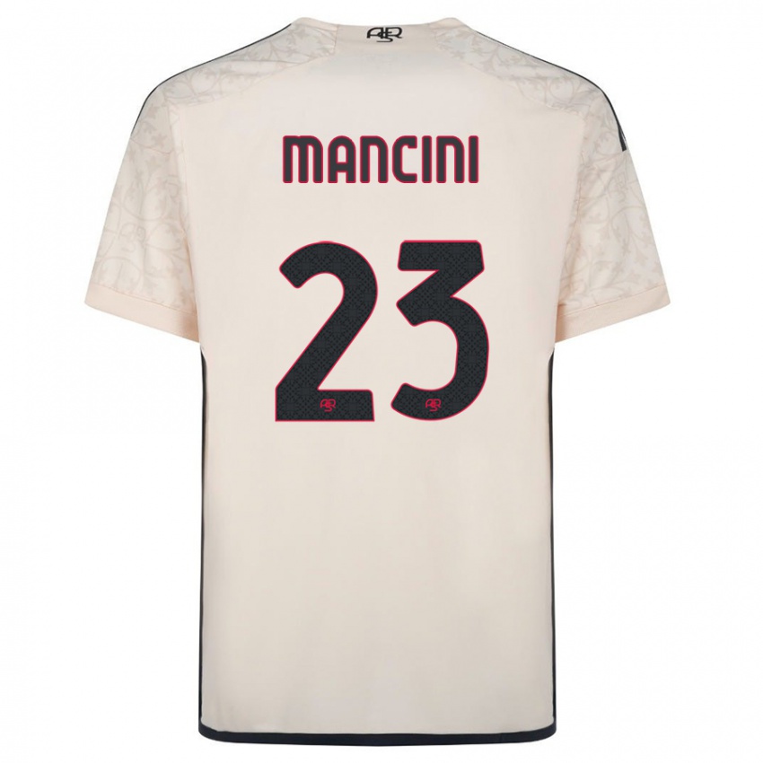 Niño Camiseta Gianluca Mancini #23 Blanquecino 2ª Equipación 2023/24 La Camisa Perú