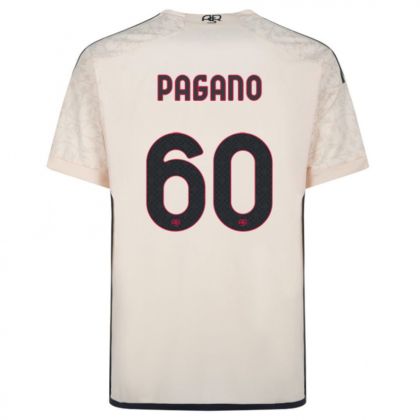 Niño Camiseta Riccardo Pagano #60 Blanquecino 2ª Equipación 2023/24 La Camisa Perú