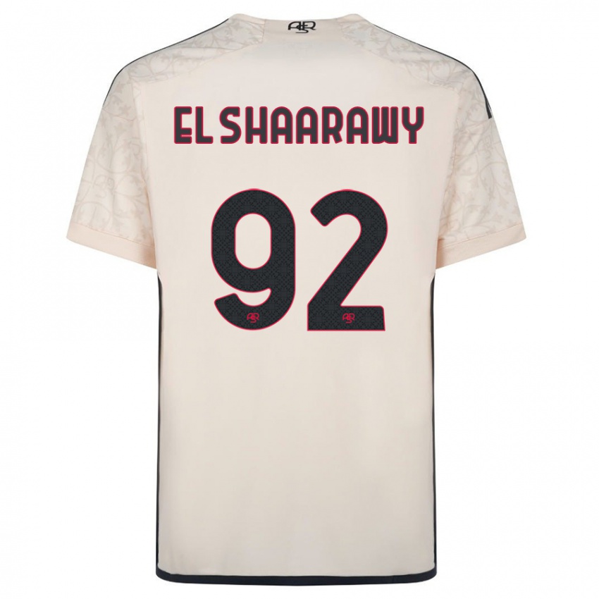 Niño Camiseta Stephan El Shaarawy #92 Blanquecino 2ª Equipación 2023/24 La Camisa Perú