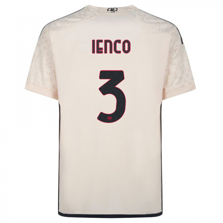 Niño Camiseta Simone Ienco #3 Blanquecino 2ª Equipación 2023/24 La Camisa Perú