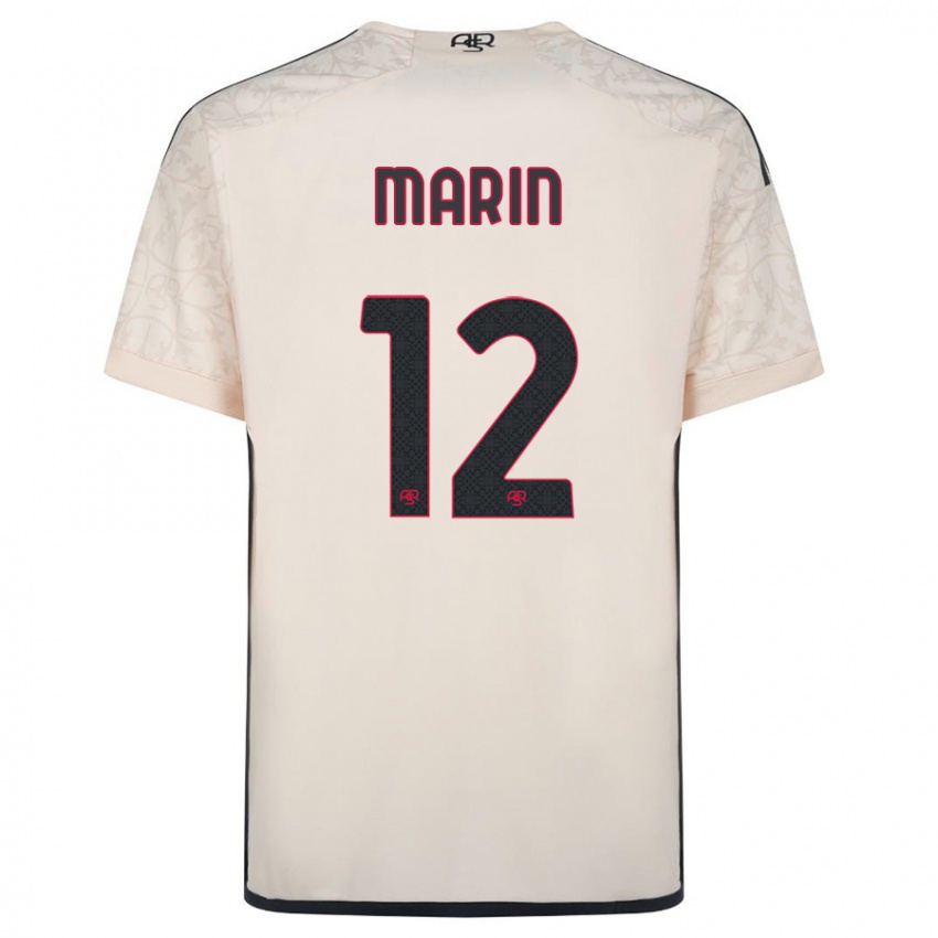 Niño Camiseta Renato Marin #12 Blanquecino 2ª Equipación 2023/24 La Camisa Perú