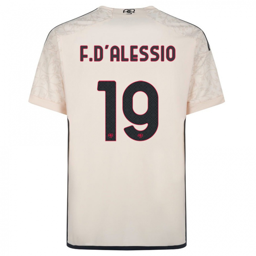 Niño Camiseta Francesco D'alessio #19 Blanquecino 2ª Equipación 2023/24 La Camisa Perú