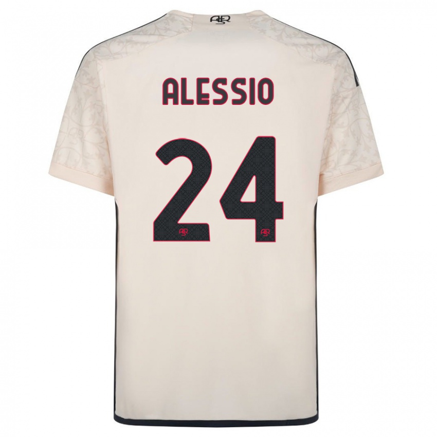 Niño Camiseta Filippo Alessio #24 Blanquecino 2ª Equipación 2023/24 La Camisa Perú