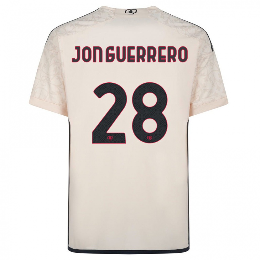 Niño Camiseta Julen Jon Guerrero #28 Blanquecino 2ª Equipación 2023/24 La Camisa Perú