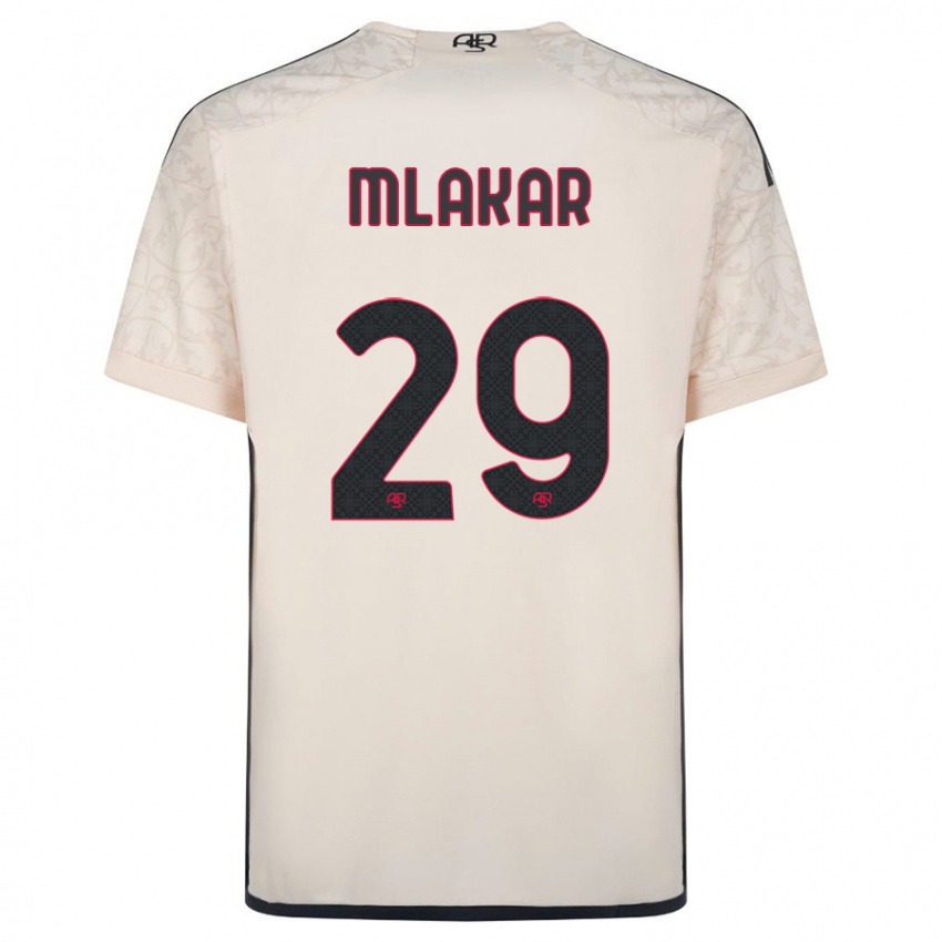 Niño Camiseta Luka Mlakar #29 Blanquecino 2ª Equipación 2023/24 La Camisa Perú