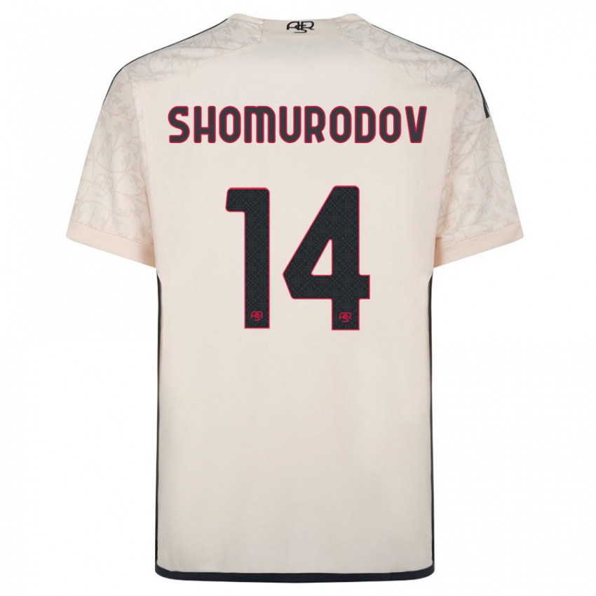 Niño Camiseta Eldor Shomurodov #14 Blanquecino 2ª Equipación 2023/24 La Camisa Perú