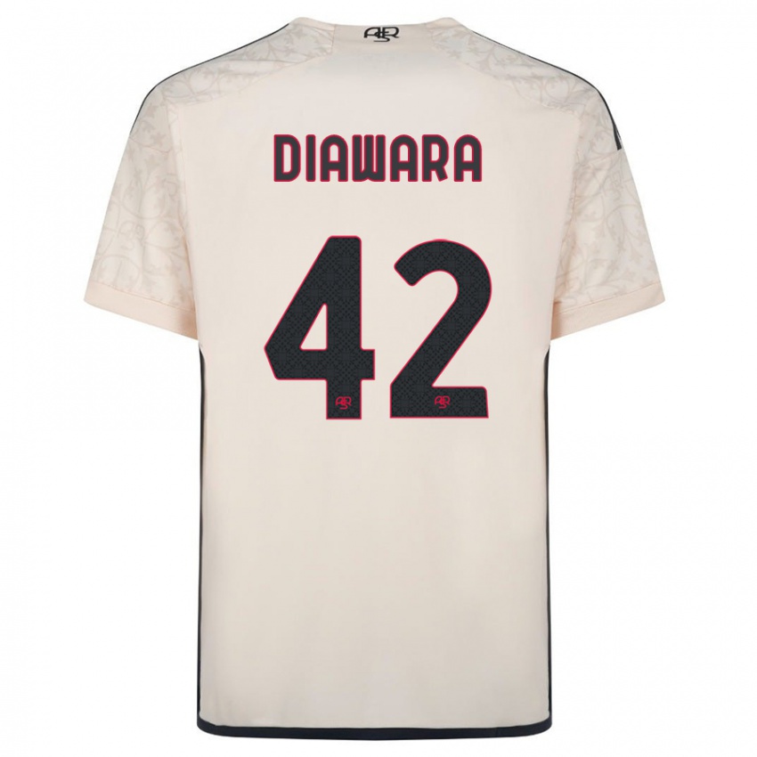 Niño Camiseta Amadou Diawara #42 Blanquecino 2ª Equipación 2023/24 La Camisa Perú