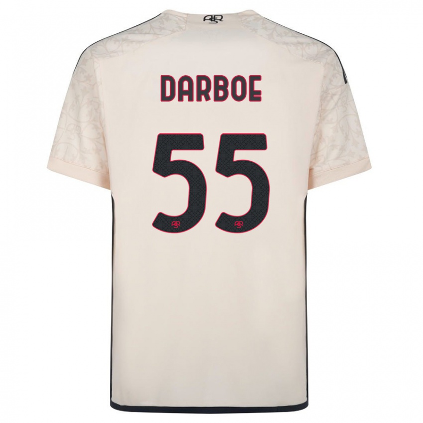 Niño Camiseta Ebrima Darboe #55 Blanquecino 2ª Equipación 2023/24 La Camisa Perú