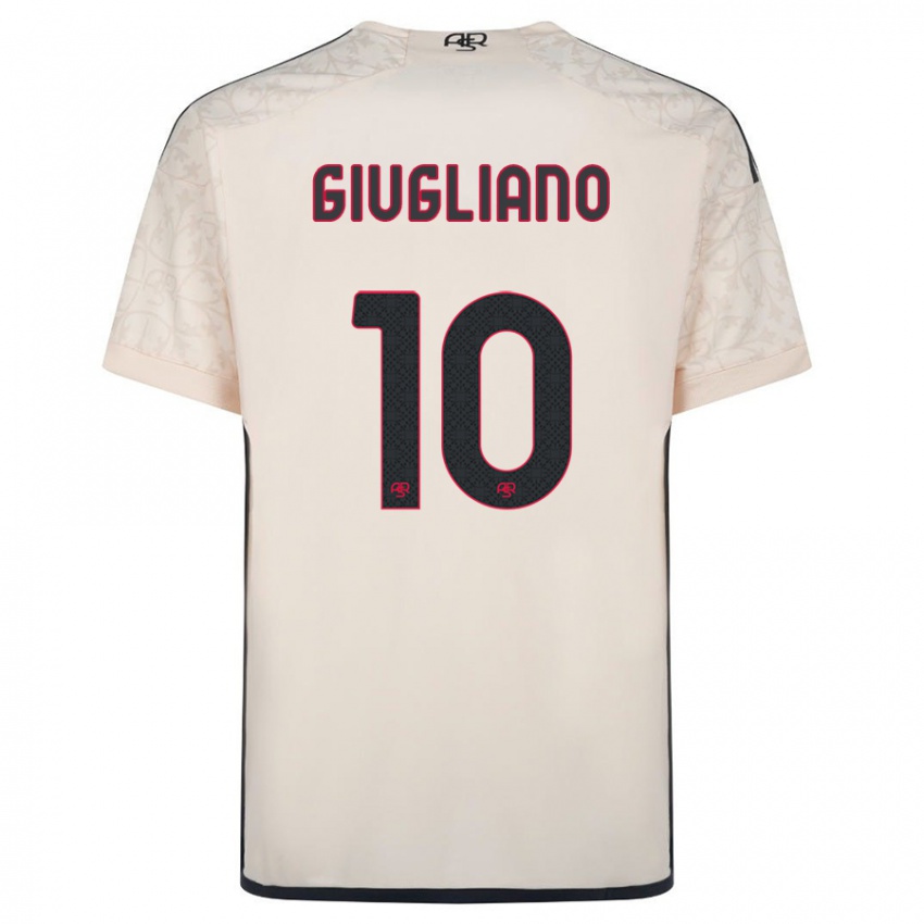 Niño Camiseta Manuela Giugliano #10 Blanquecino 2ª Equipación 2023/24 La Camisa Perú