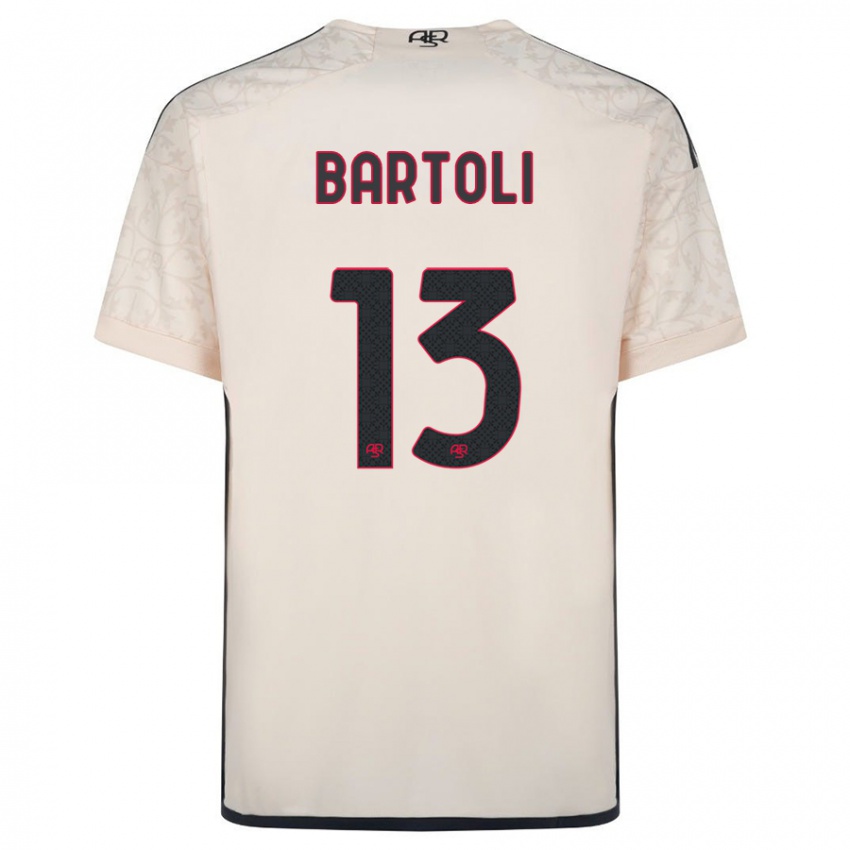 Niño Camiseta Elisa Bartoli #13 Blanquecino 2ª Equipación 2023/24 La Camisa Perú