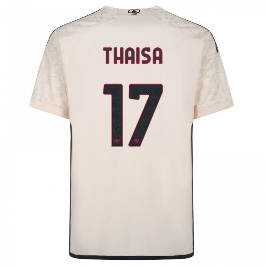 Niño Camiseta Thaisa #17 Blanquecino 2ª Equipación 2023/24 La Camisa Perú