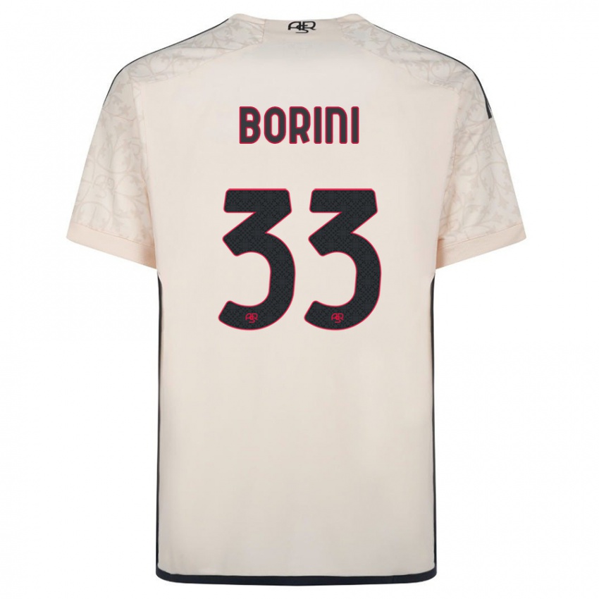 Niño Camiseta Joyce Borini #33 Blanquecino 2ª Equipación 2023/24 La Camisa Perú