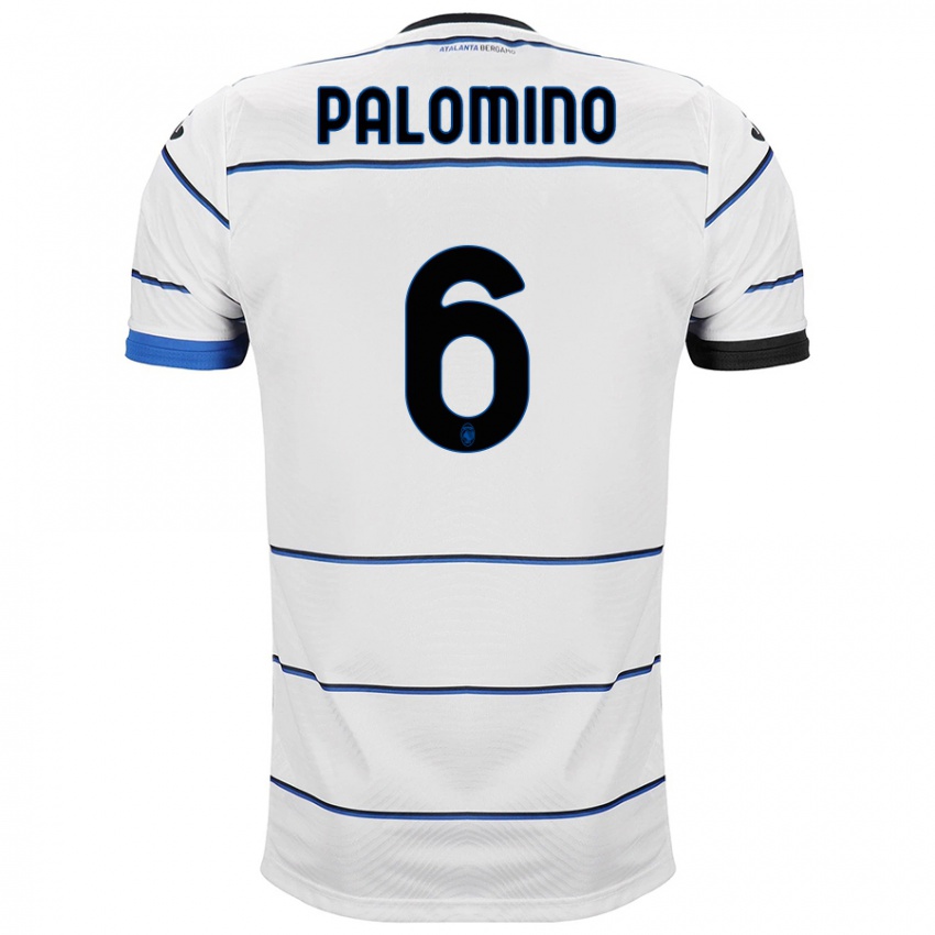 Niño Camiseta José Luis Palomino #6 Blanco 2ª Equipación 2023/24 La Camisa Perú