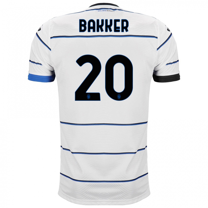 Niño Camiseta Mitchel Bakker #20 Blanco 2ª Equipación 2023/24 La Camisa Perú