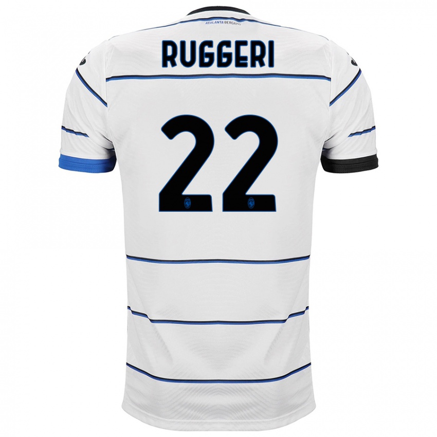 Niño Camiseta Matteo Ruggeri #22 Blanco 2ª Equipación 2023/24 La Camisa Perú