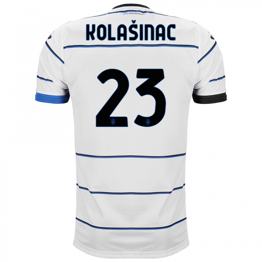 Niño Camiseta Sead Kolasinac #23 Blanco 2ª Equipación 2023/24 La Camisa Perú