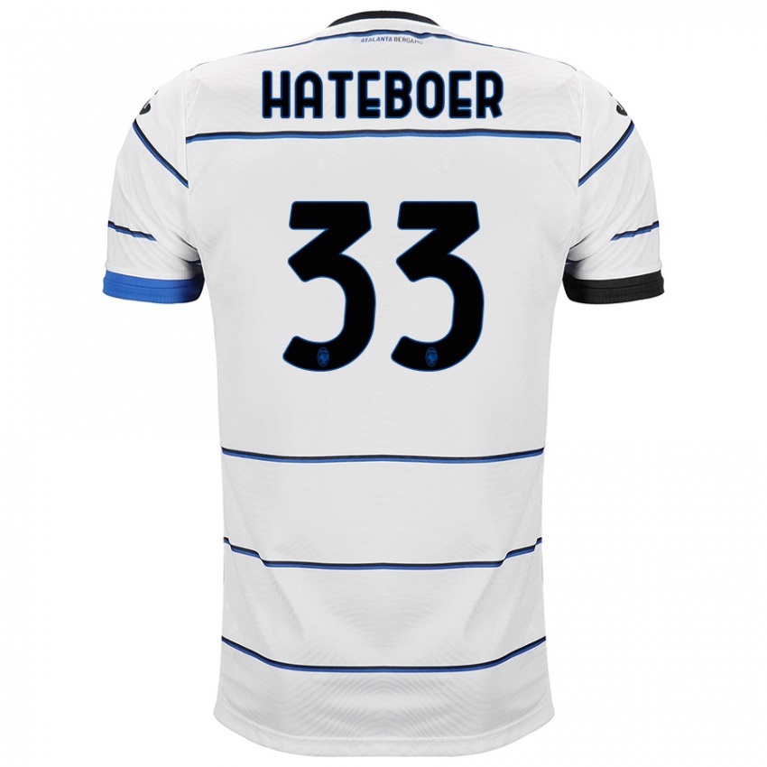 Niño Camiseta Hans Hateboer #33 Blanco 2ª Equipación 2023/24 La Camisa Perú