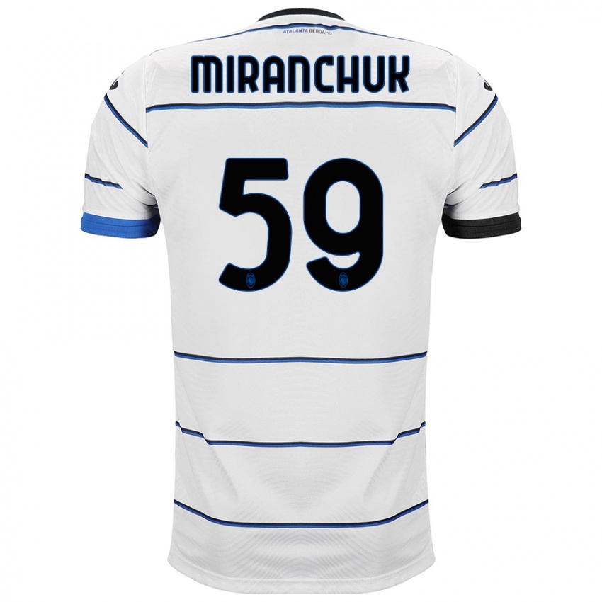 Niño Camiseta Aleksey Miranchuk #59 Blanco 2ª Equipación 2023/24 La Camisa Perú