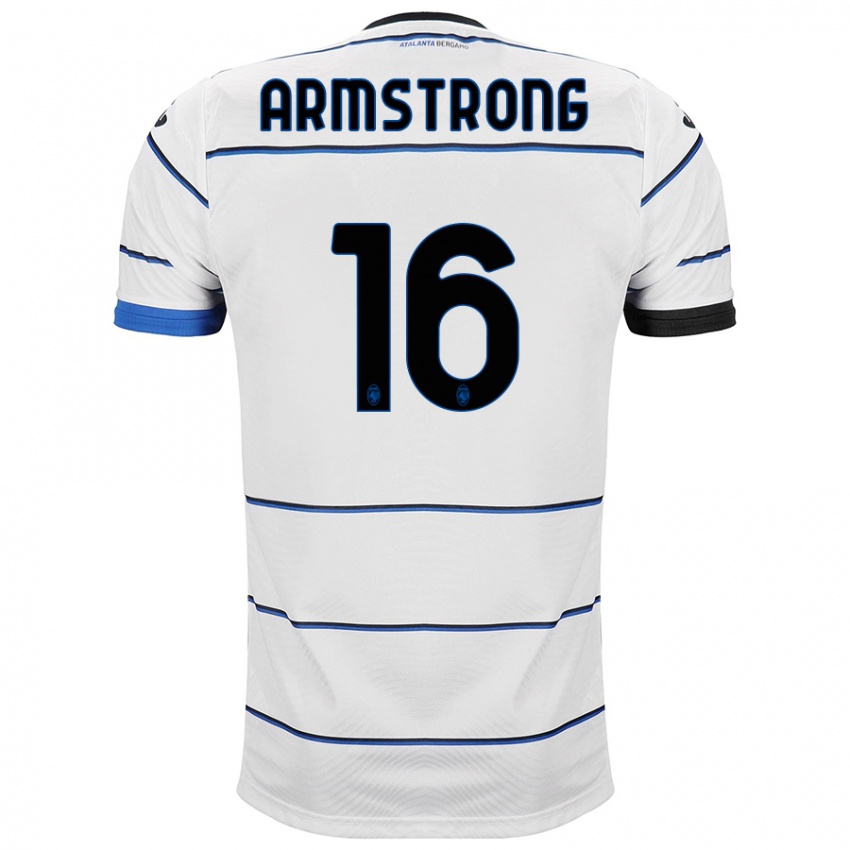 Niño Camiseta Daniel Armstrong #16 Blanco 2ª Equipación 2023/24 La Camisa Perú