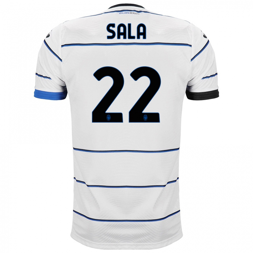 Niño Camiseta Lorenzo Sala #22 Blanco 2ª Equipación 2023/24 La Camisa Perú