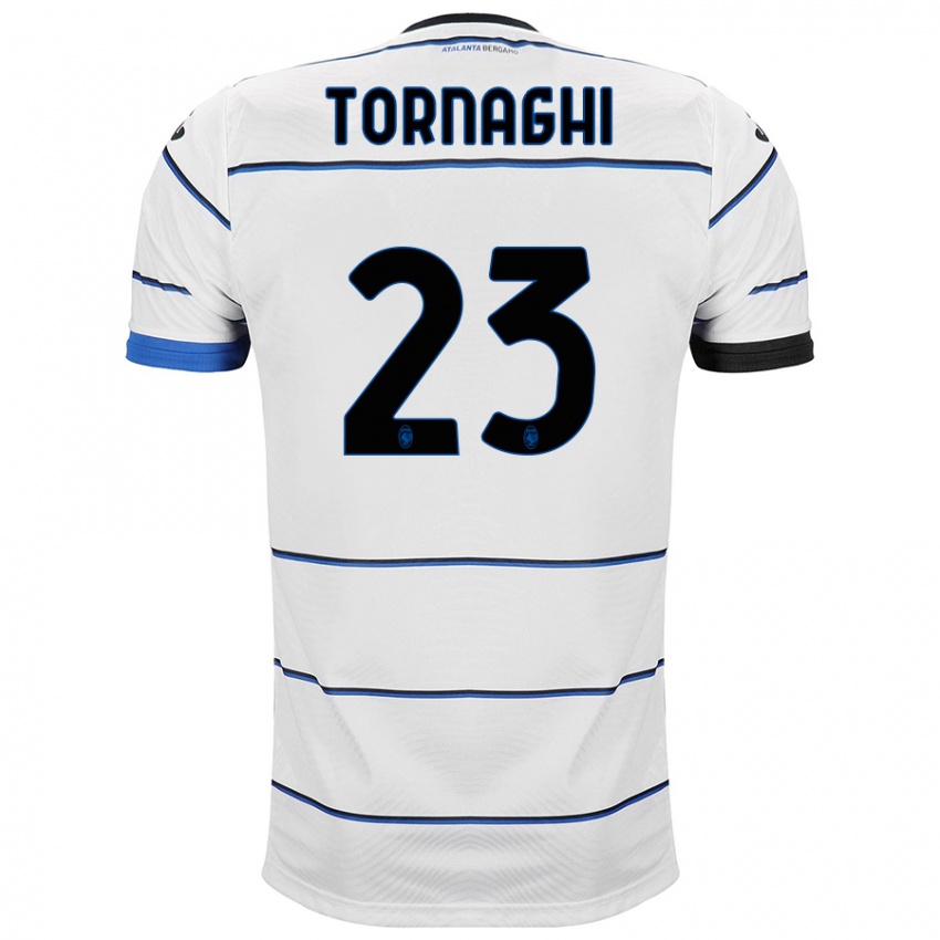 Niño Camiseta Pietro Tornaghi #23 Blanco 2ª Equipación 2023/24 La Camisa Perú