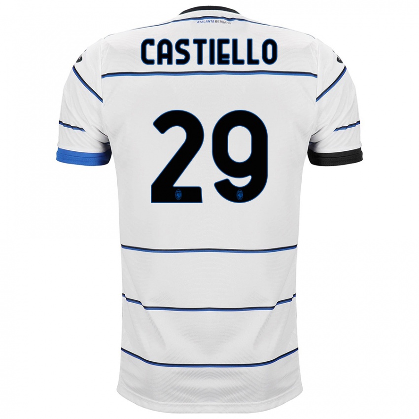 Niño Camiseta Alex Castiello #29 Blanco 2ª Equipación 2023/24 La Camisa Perú