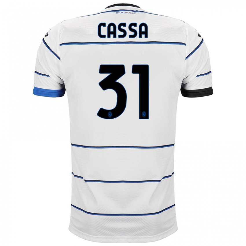 Niño Camiseta Federico Cassa #31 Blanco 2ª Equipación 2023/24 La Camisa Perú