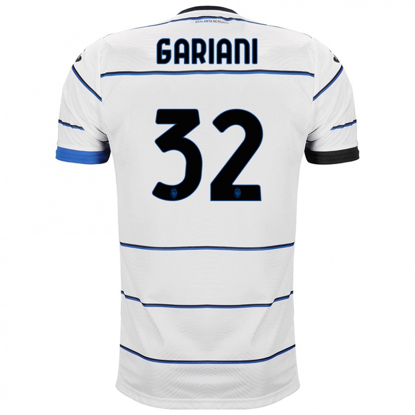 Niño Camiseta Niccolò Gariani #32 Blanco 2ª Equipación 2023/24 La Camisa Perú