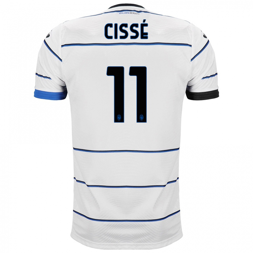 Niño Camiseta Moustapha Cissé #11 Blanco 2ª Equipación 2023/24 La Camisa Perú