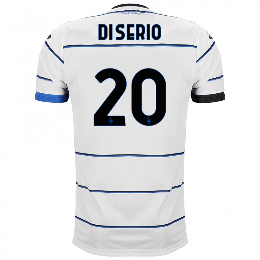 Niño Camiseta Giuseppe Di Serio #20 Blanco 2ª Equipación 2023/24 La Camisa Perú