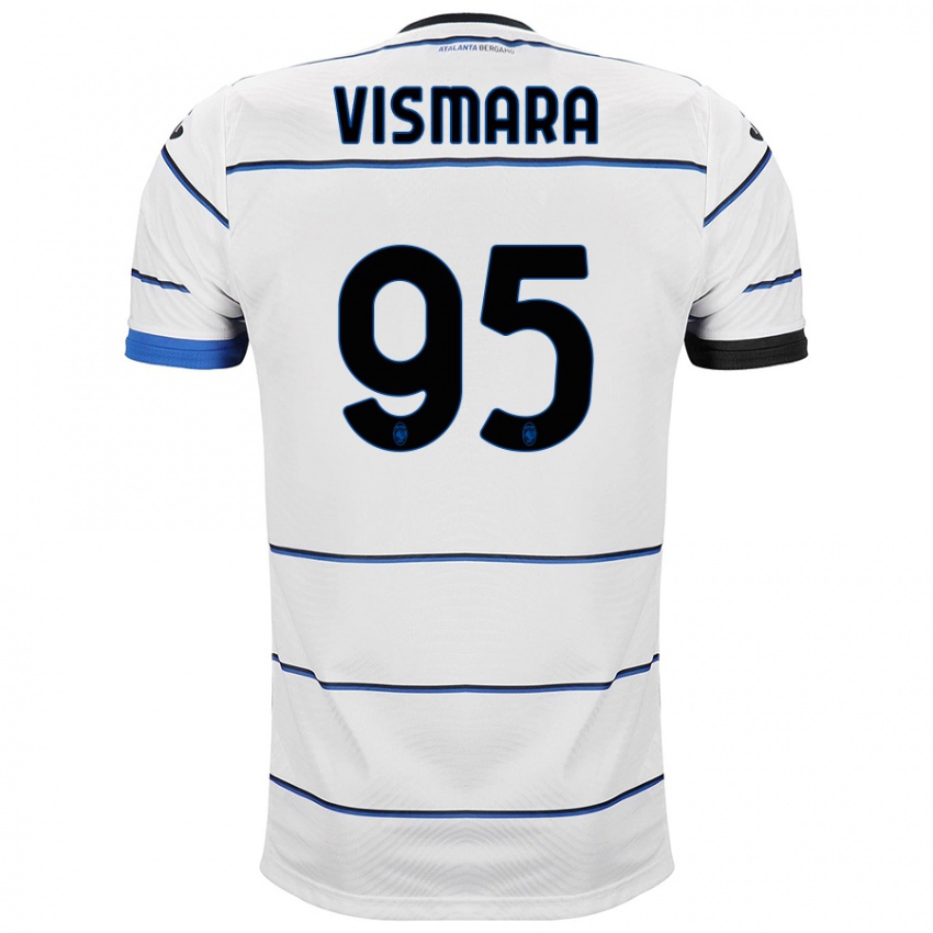 Niño Camiseta Paolo Vismara #95 Blanco 2ª Equipación 2023/24 La Camisa Perú